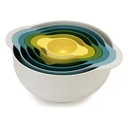 Set contenitori alimenti 6 pz (28,5x14,5cm) impilabili multiuso DUO Multicolore 40116 - immagine 1