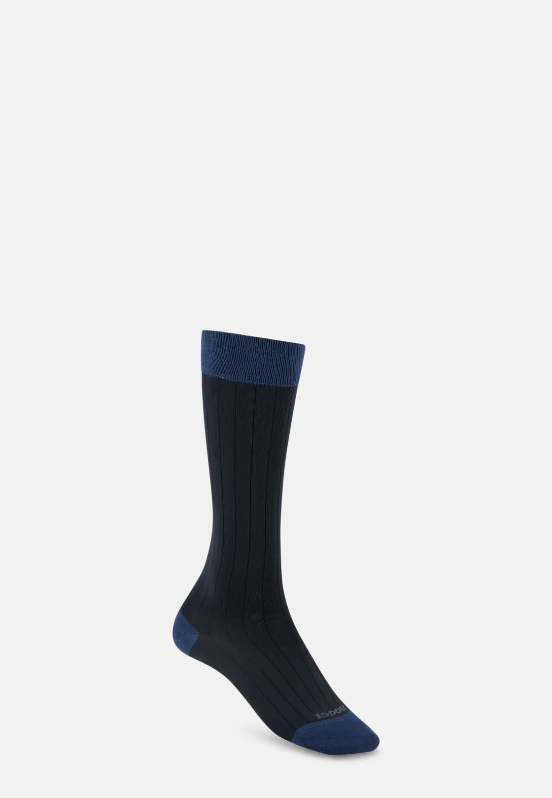 Boggi, Calze A Costa In Filato Performance, Uomo, Navy - immagine 1