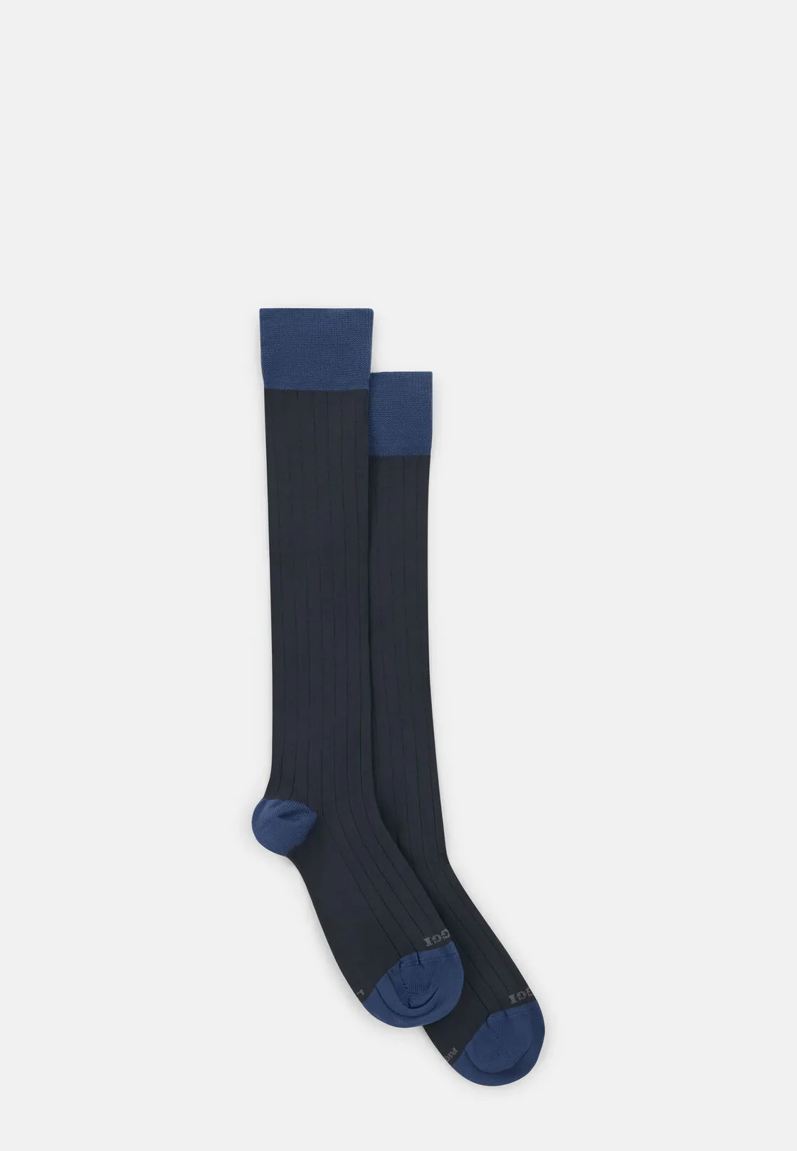 Boggi, Calze A Costa In Filato Performance, Uomo, Navy - immagine 2