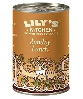 Lily's Kitchen Umido 400 gr Pranzo Domenicale con Pollo, Patate e Piselli - confezione da 6 pezzi - Cibo umido per cani - immagine 1