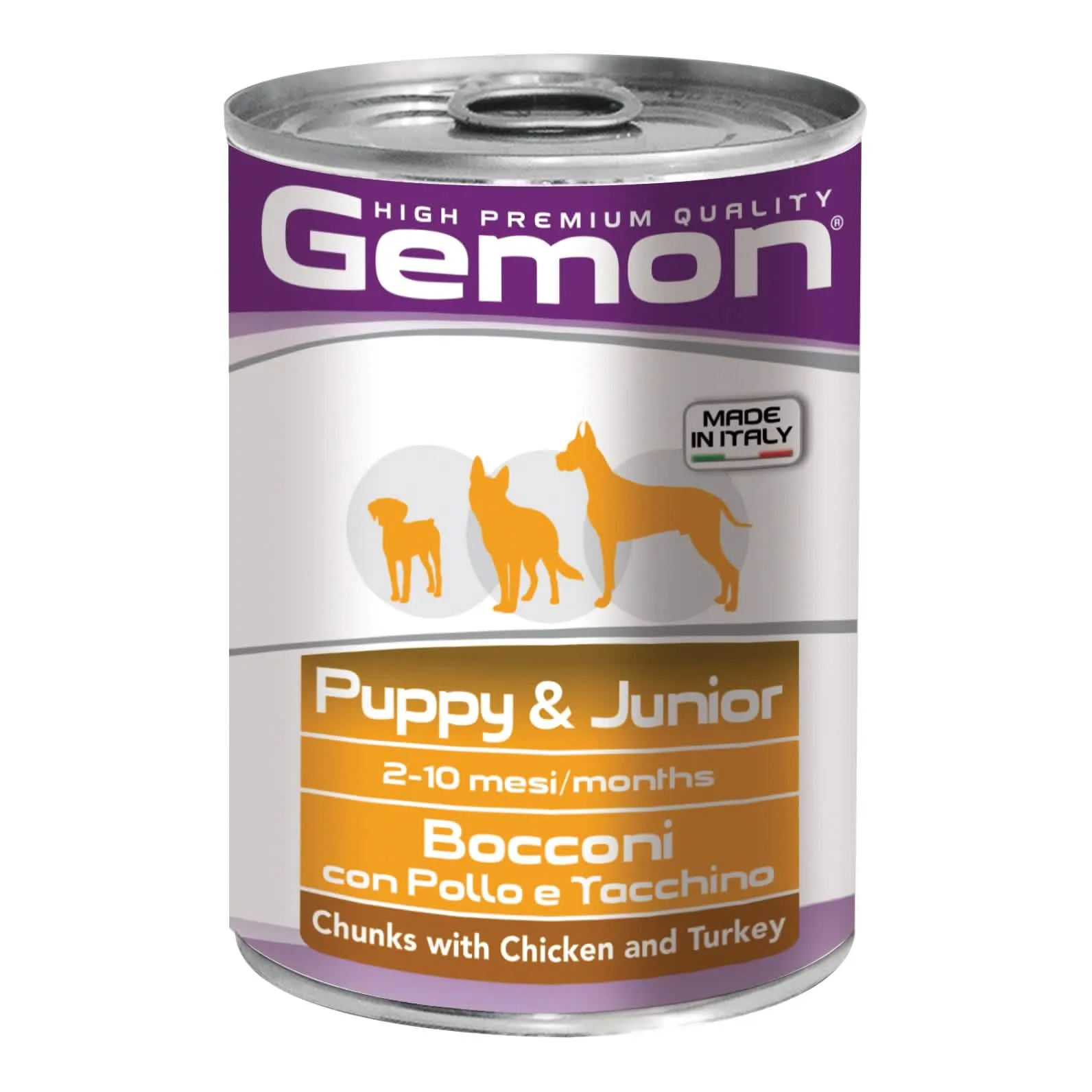 Gemon junior bocconi pollo tacchino 415 g - immagine 1