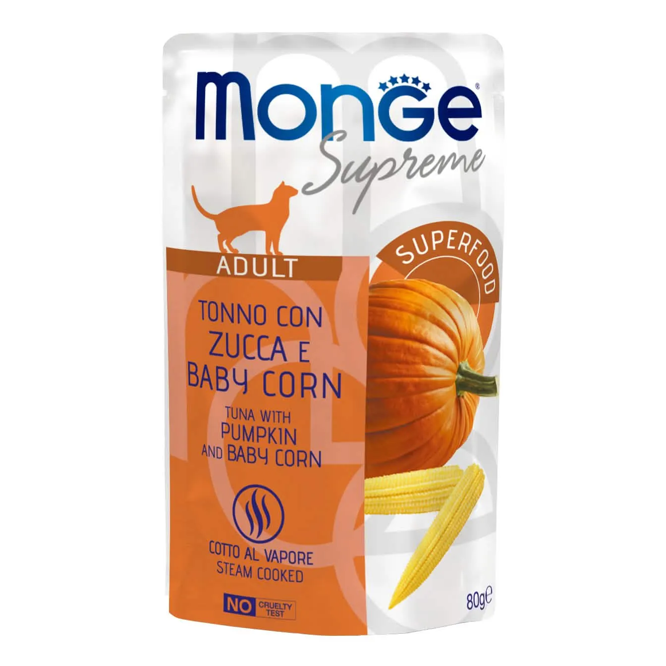 Monge buste supreme adult tonno zucca baby corn 80 g - immagine 1