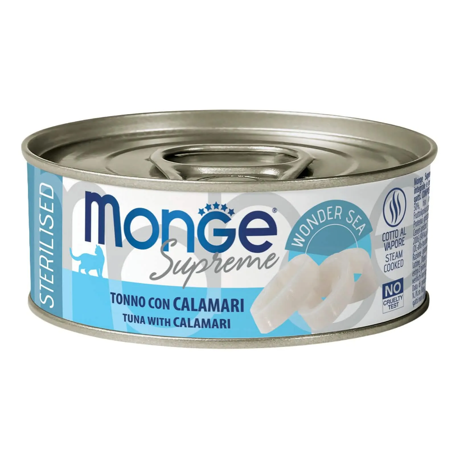 Monge supreme sterilised tonno calamari 80 g - immagine 1