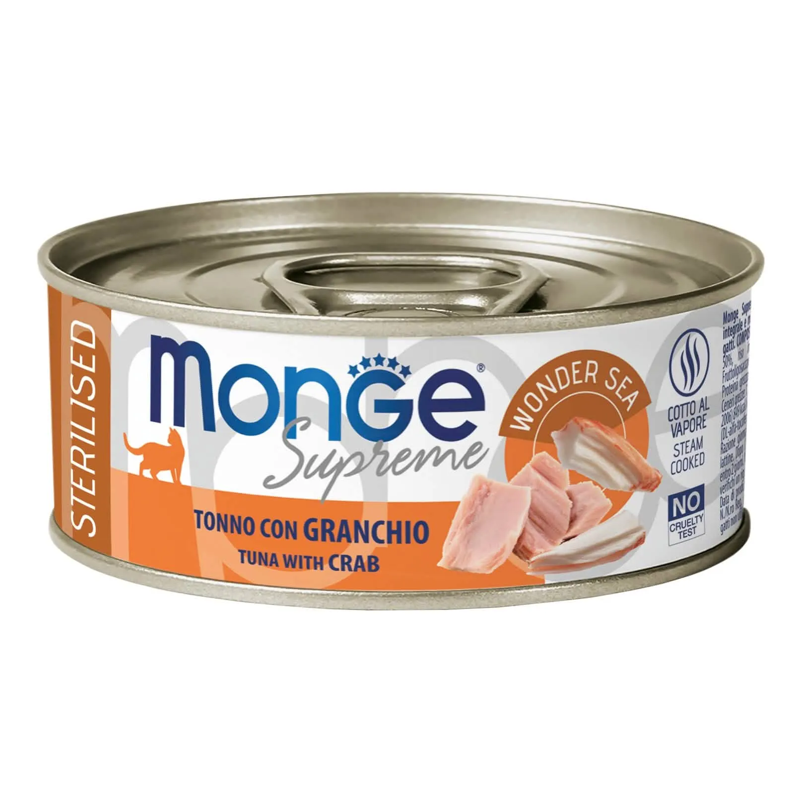 Monge supreme sterilised tonno granchio 80 g - immagine 1