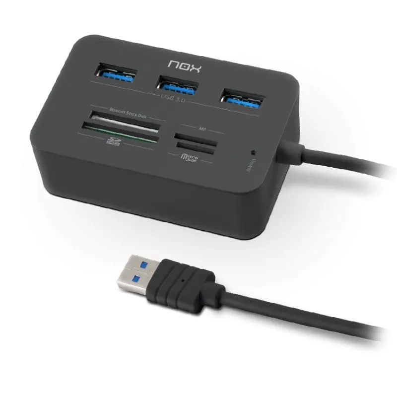 Lettore NOX Lite Un lettore di schede e HUB USB 3.0 - immagine 1