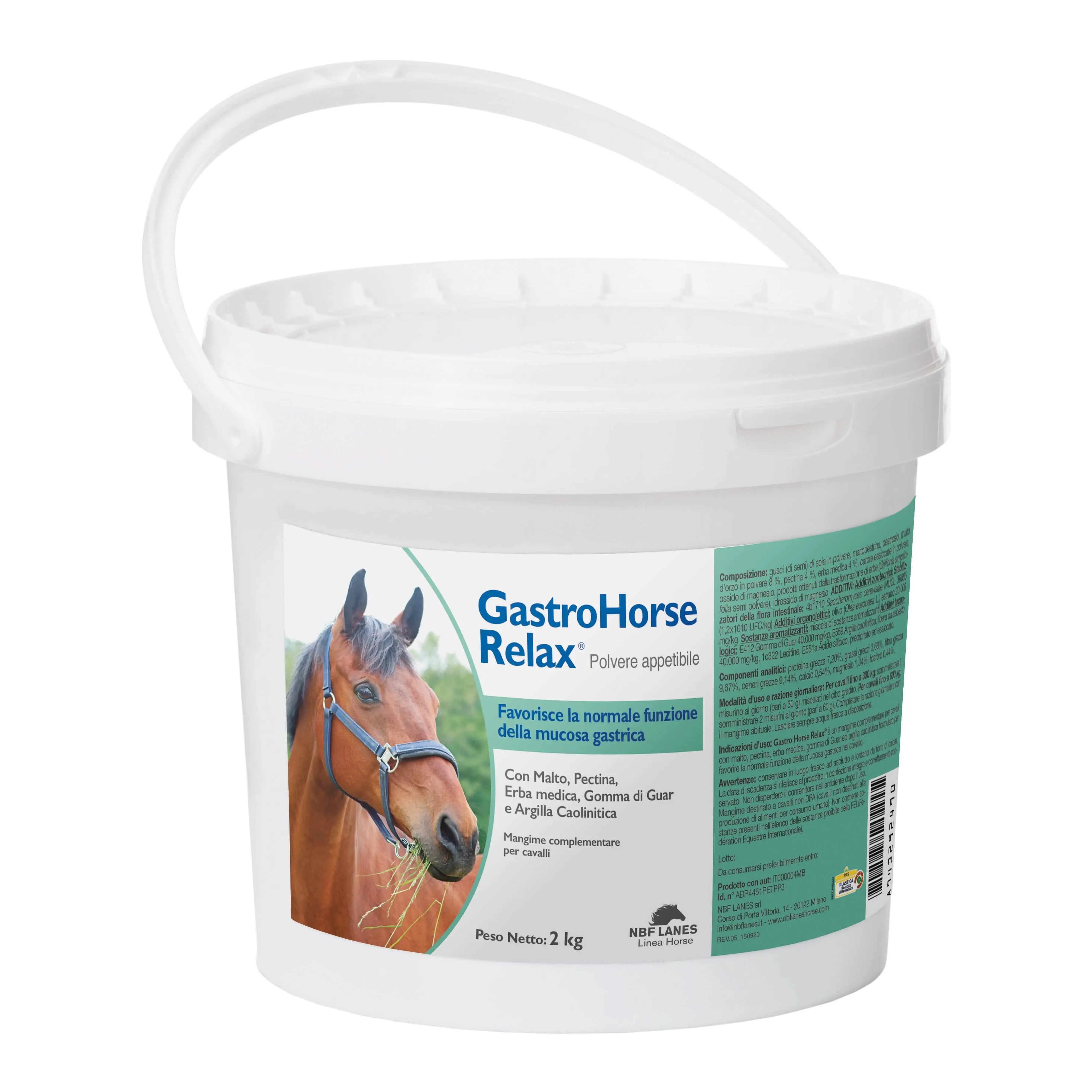 Gastro horse relax polvere appetibile 2 kg in secchio - immagine 1