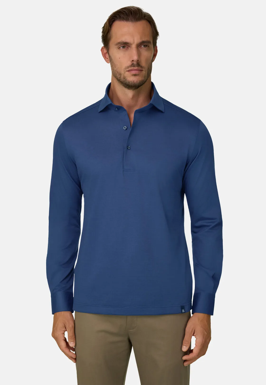 Boggi, Polo In Jersey Giapponese, Uomo, Navy, Taglia: XXL - immagine 1