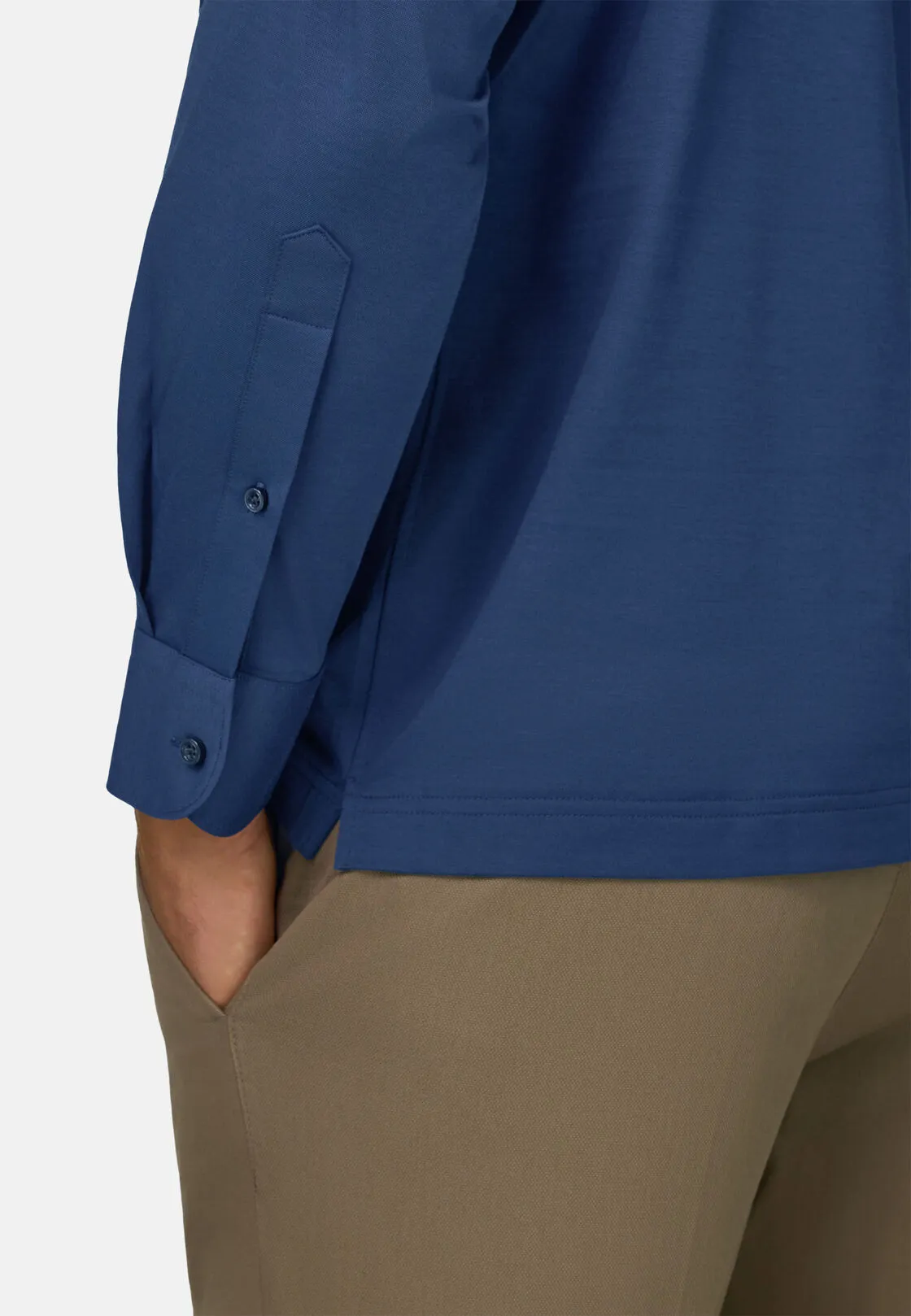 Boggi, Polo In Jersey Giapponese, Uomo, Navy, Taglia: XXXL - immagine 3