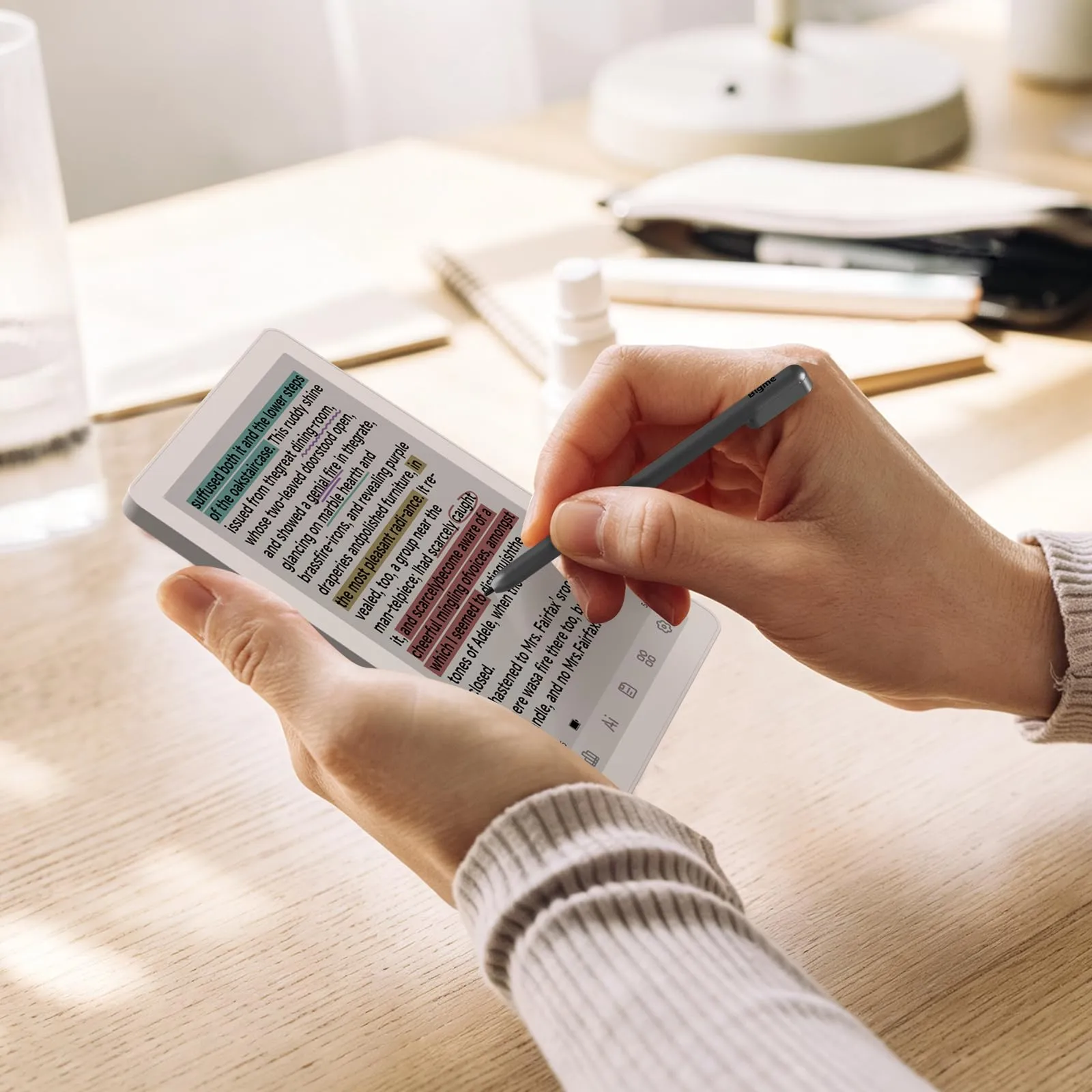 Bigme B6 Pro Color Lettore E-Book, Lettore E-Book a 6 Pollici con E-Ink, 8GB+256GB, Supporto alla Scrittura a Mano, Tablet con E-Paper con Android 14, Lettore E-Book Android con 75 FPS - immagine 3