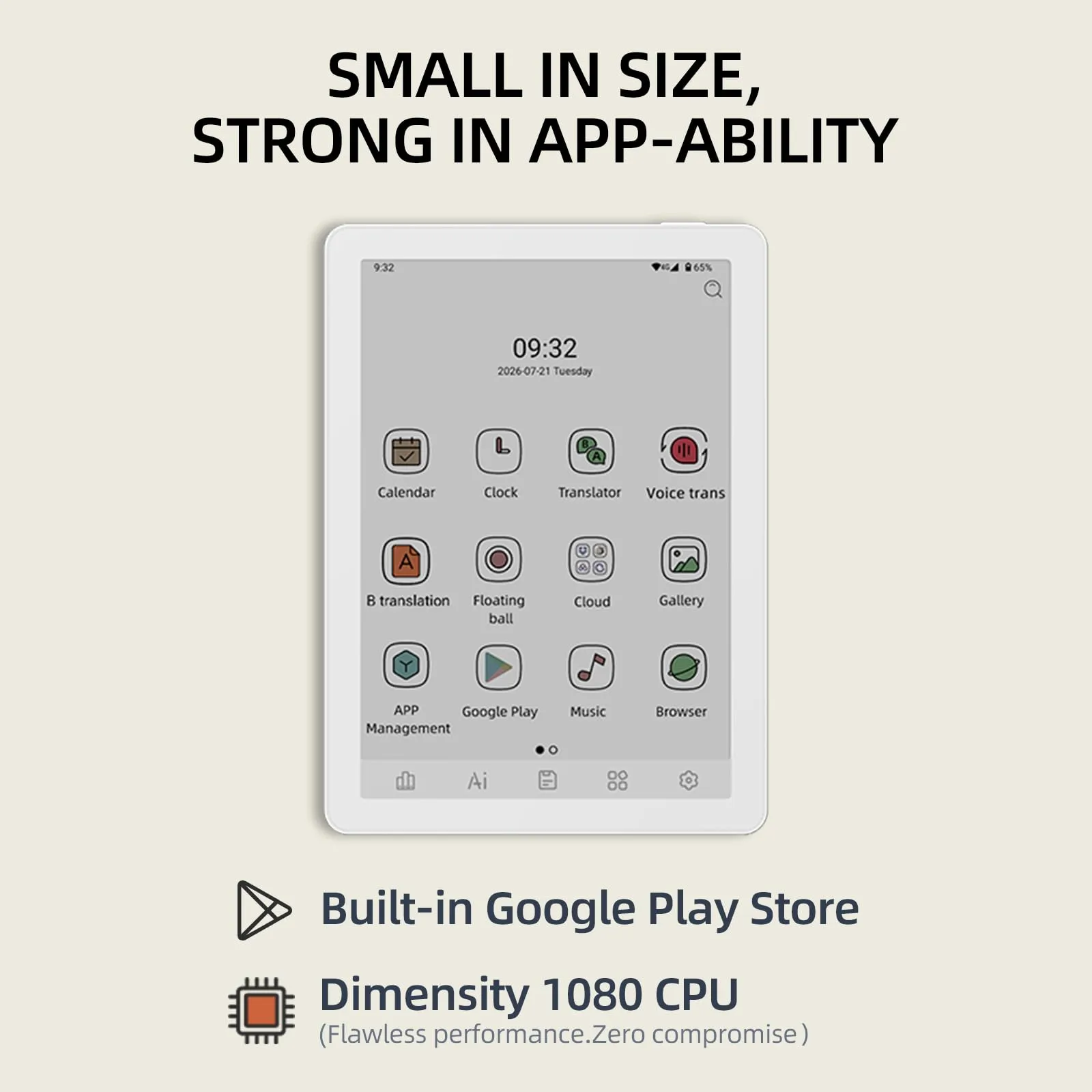 Bigme B6 Pro Color Lettore E-Book, Lettore E-Book a 6 Pollici con E-Ink, 8GB+256GB, Supporto alla Scrittura a Mano, Tablet con E-Paper con Android 14, Lettore E-Book Android con 75 FPS - immagine 5