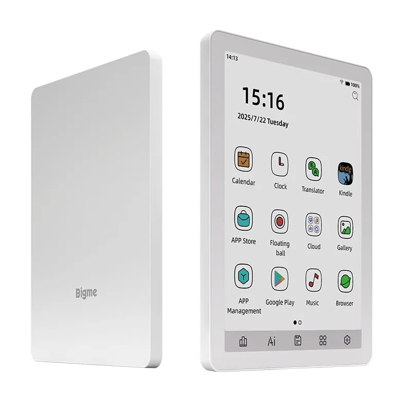 Bigme B6 Tablet E-Paper a colori da 6 pollici Android 14 Reader con 4 GB + 64 GB di memoria (bianco) - immagine 1