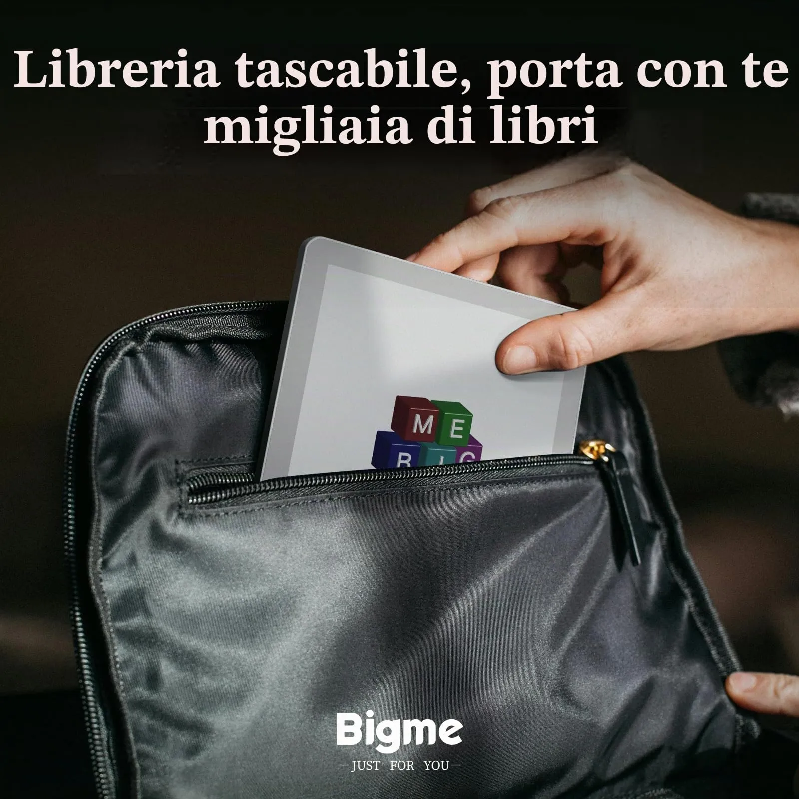 Bigme B6 Tablet E-Paper a colori da 6 pollici Android 14 Reader con 4 GB + 64 GB di memoria (bianco) - immagine 7