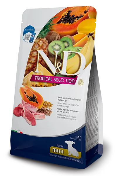 N&d dog tropical selection lamb puppy mini 1,5 kg - immagine 1