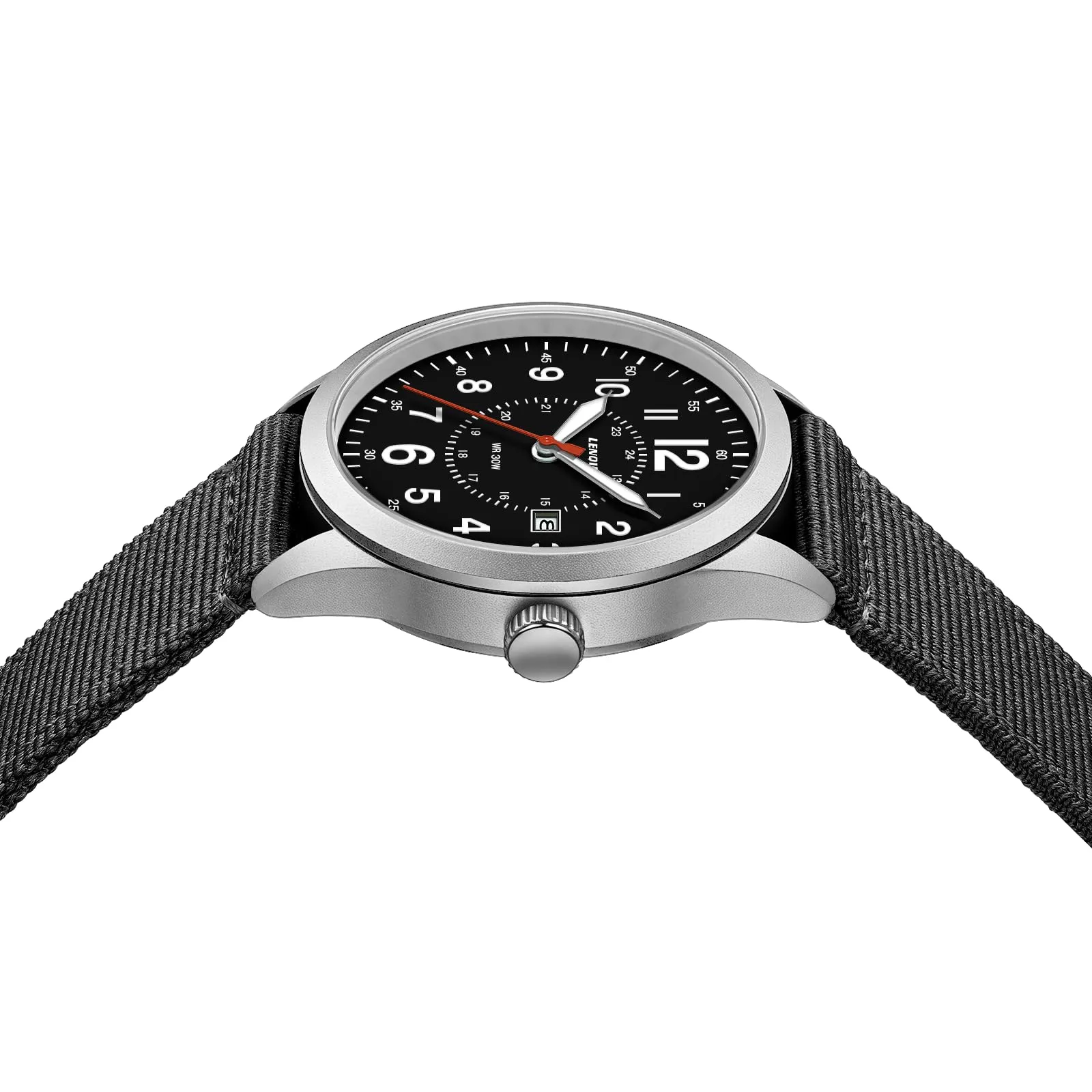 LN LENQIN Orologio Uomo Militare Analogico Quarzo Impermeabile - immagine 5