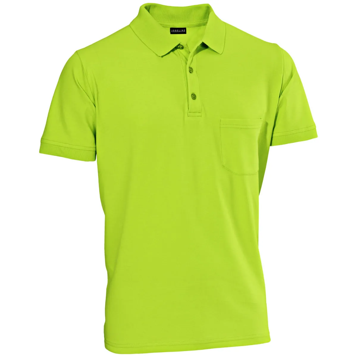 JOBELINE Polo da uomo Gary maniche corte; Taglia 3XL; verde mela - immagine 1