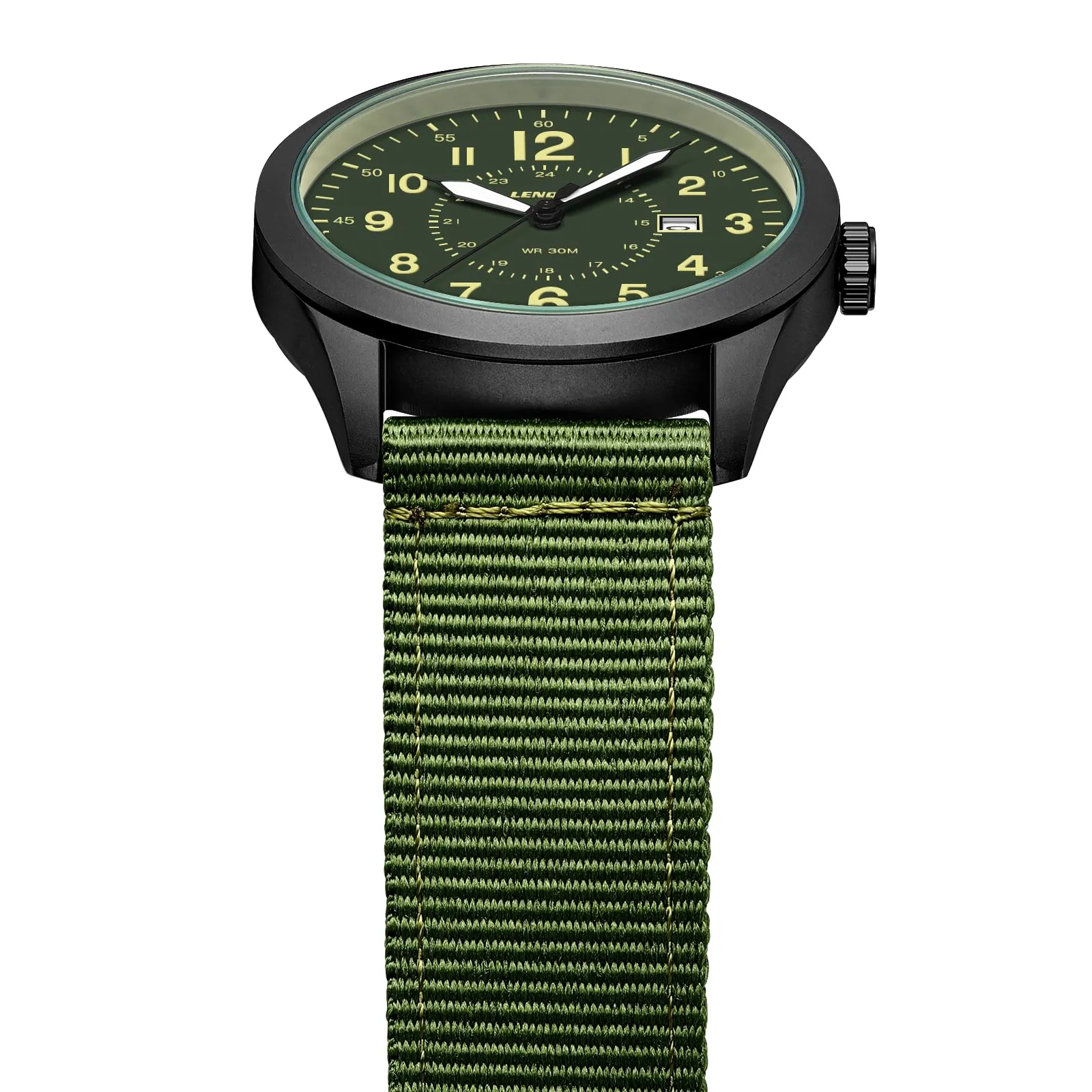 LN LENQIN Orologio Uomo Militare Analogico Quarzo Impermeabile - immagine 5