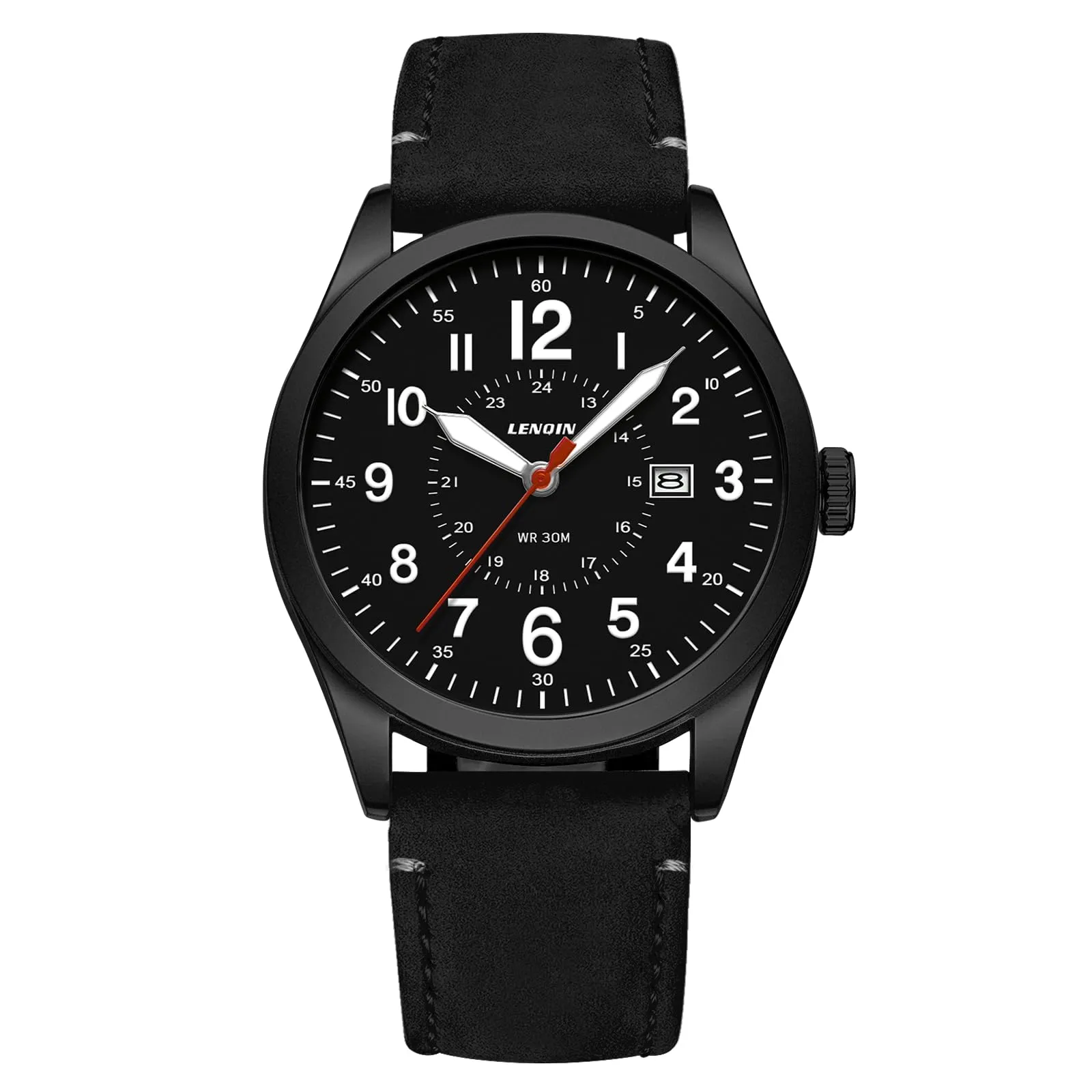 LN LENQIN Orologio Uomo Militare Analogico Quarzo Impermeabile - immagine 1