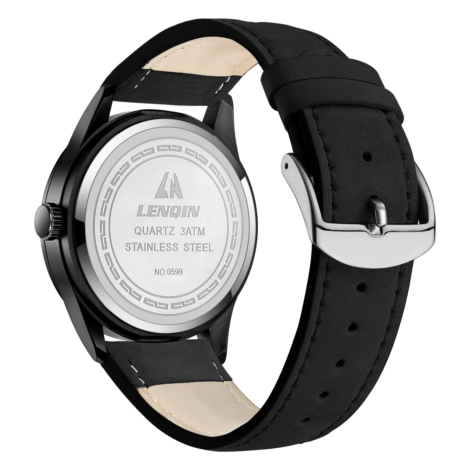 LN LENQIN Orologio Uomo Militare Analogico Quarzo Impermeabile - immagine 2