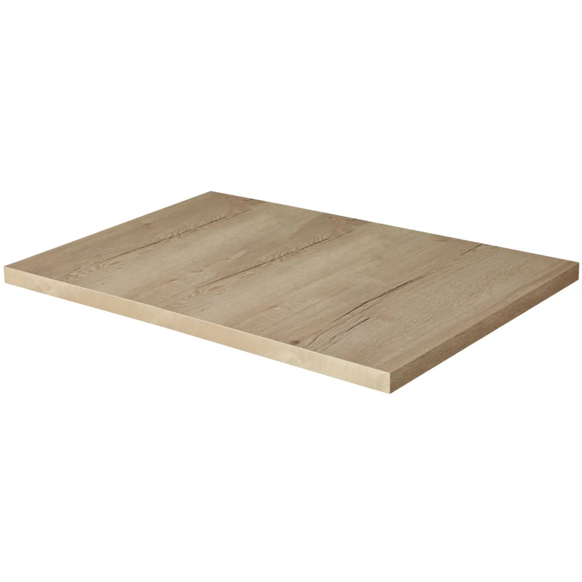 VEGA Piano per tavolo Spesso rettangolare; 120x80 cm (LxL); quercia/naturale; rettangolare - immagine 1