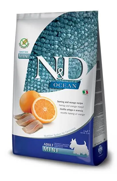 N&d ocean dog herring&orange adult mini 800 g - immagine 1