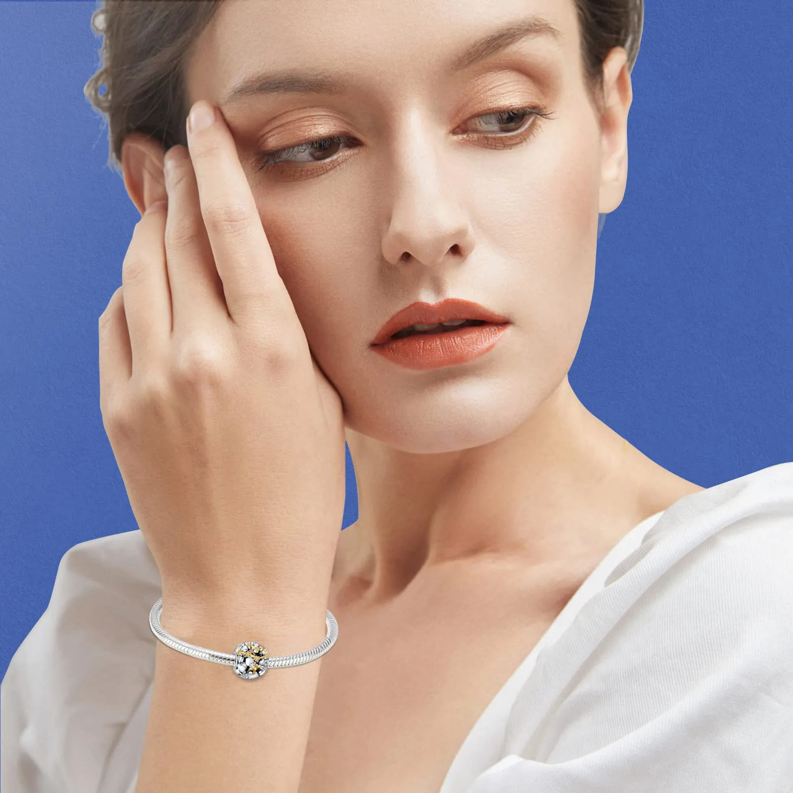 Annmors Constellation Birthstone Ciondolo Argento Sterling 925 Charm Bead Gemelli Zirconia Cubica,Compatibile Bracciale Collane Europei, della mamma,donne,amici,compleanno compleanno,regalo Natale - immagine 5