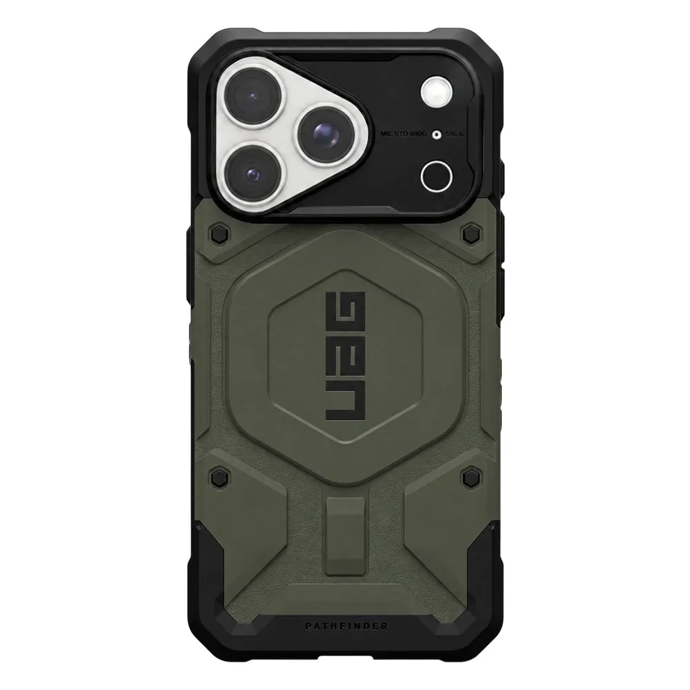 Custodia MagSafe per Apple iPhone 18 Pro / 17 Pro, Urban Armor Gear, Pathfinder, Verde - immagine 1