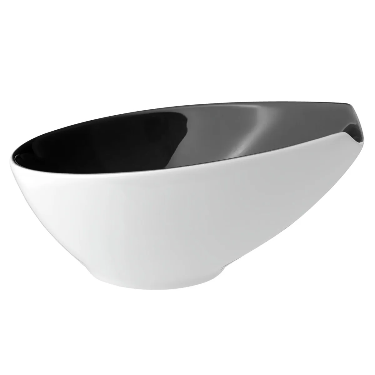4x VEGA Ciotola Contrast ovale; 470 ml, 17x15x8.2 cm (LxLxH); antracite; ovale; 4 pz. / Pacco - immagine 1