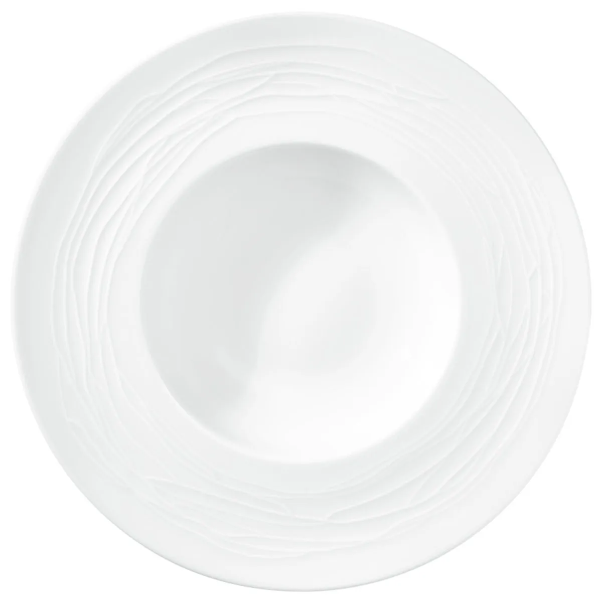 4x VEGA Piatto Rilievo fondo; 380 ml, 27x5.5 cm (ØxH); bianco; rotonda; 4 pz. / Pacco - immagine 1