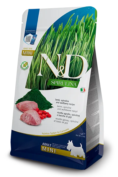 N&d spirulina lamb adult mini 2 kg - immagine 1
