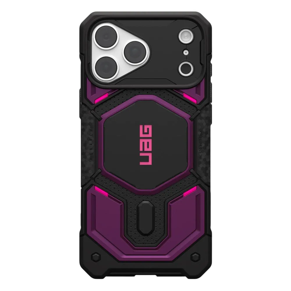 Custodia MagSafe per Apple iPhone 18 Pro / 17 Pro, Urban Armor Gear, Monarch Pro, Viola - immagine 1