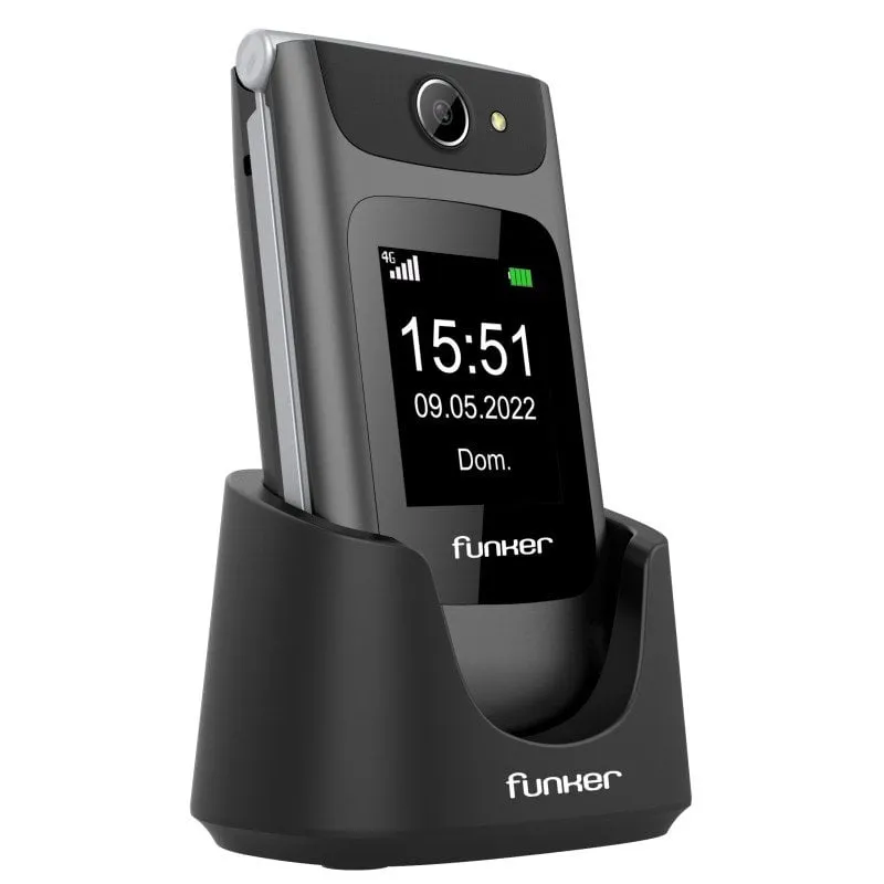 Telefono Funker C250 per anziani grigio gratuito - immagine 1