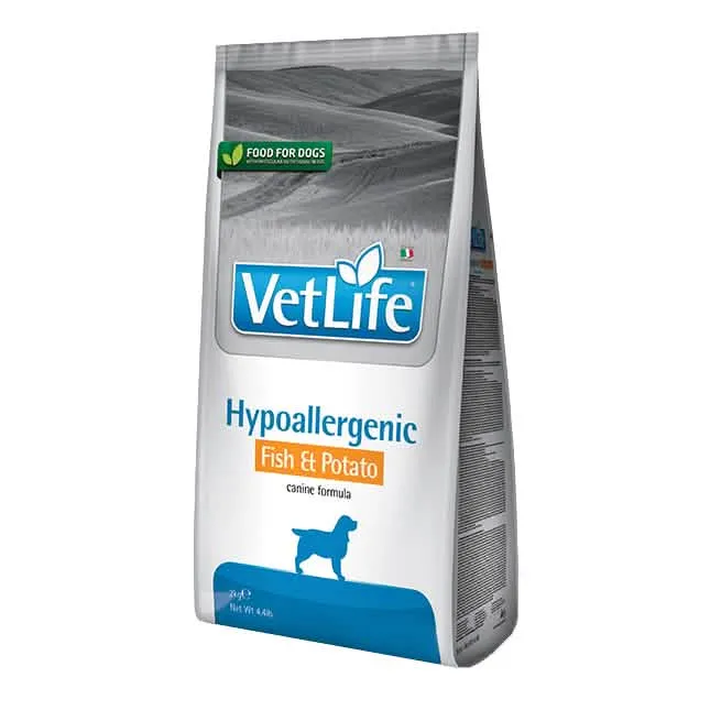 Vet life natural canine hypoallergenic fish & potato 2 kg - immagine 1