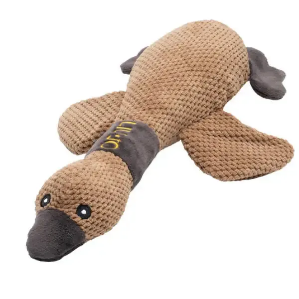 Gioco per cani texture nido d'ape con inserti in peluche Liu Jo Pets Anatra - Giochi per cani - immagine 1