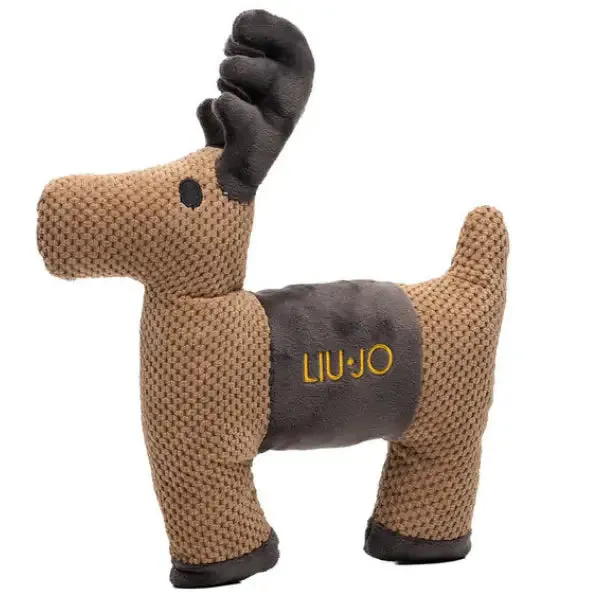 Gioco per cani texture nido d'ape con inserti in peluche Liu Jo Pets Renna - Giochi per cani - immagine 1