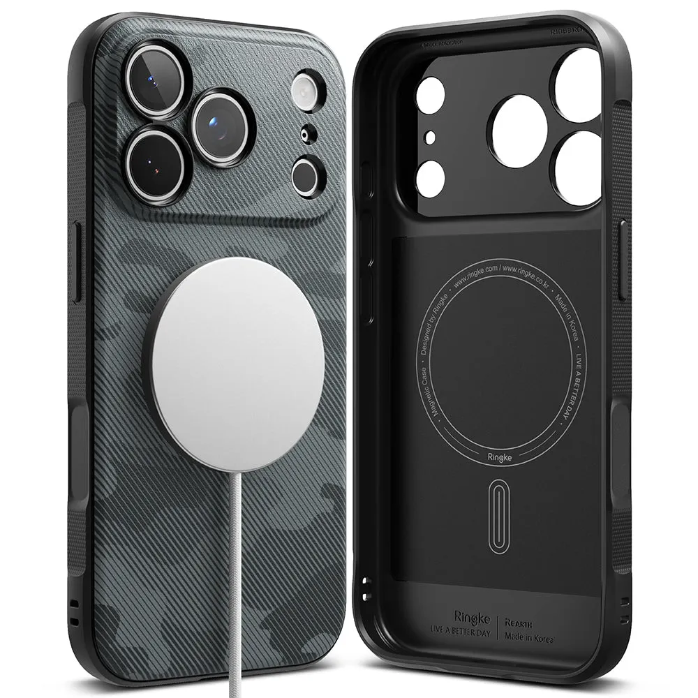 Custodia MagSafe per Apple iPhone 18 Pro / 17 Pro, Ringke, Onyx, Camouflage - immagine 1