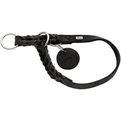 Collare da addestramento Solid Education in cuoio di bovino Hunter Nero Taglia L/XL - immagine 1