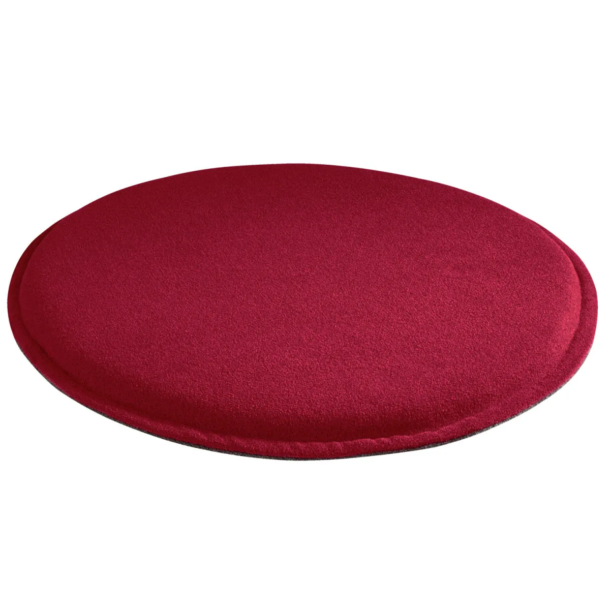 ERWIN M. Cuscino per sedia Lia rotondo; 40x3 cm (ØxH); rosso; rotonda - immagine 1