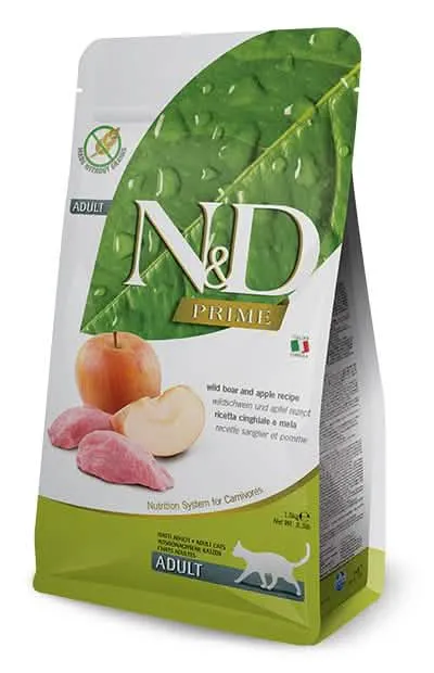 N&d cat grain free cinghiale & mela adult 5 kg - immagine 1