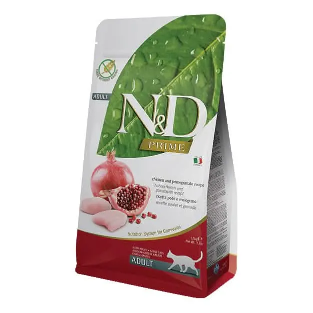 N&d feline grain free cat pollo & melograno adult medium 300 g - immagine 1