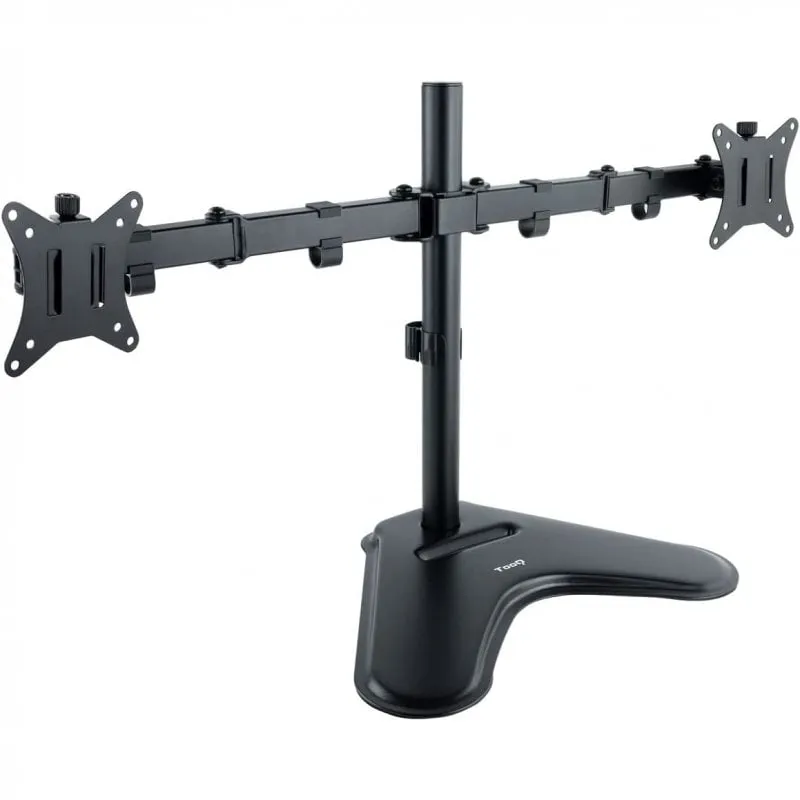 Staffa inclinabile girevole a doppio braccio TooQ per monitor 17"-32" VESA 100x100 max. 9 kg - immagine 1