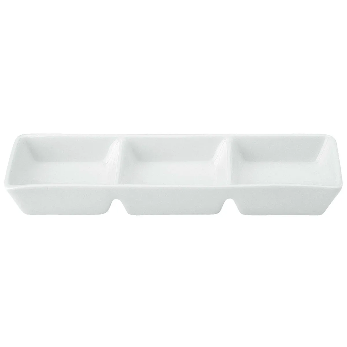 6x VEGA Ciotolina Bali 3 scomparti; 18.5x6x2.5 cm (LxLxH); bianco; 6 pz. / Pacco - immagine 1