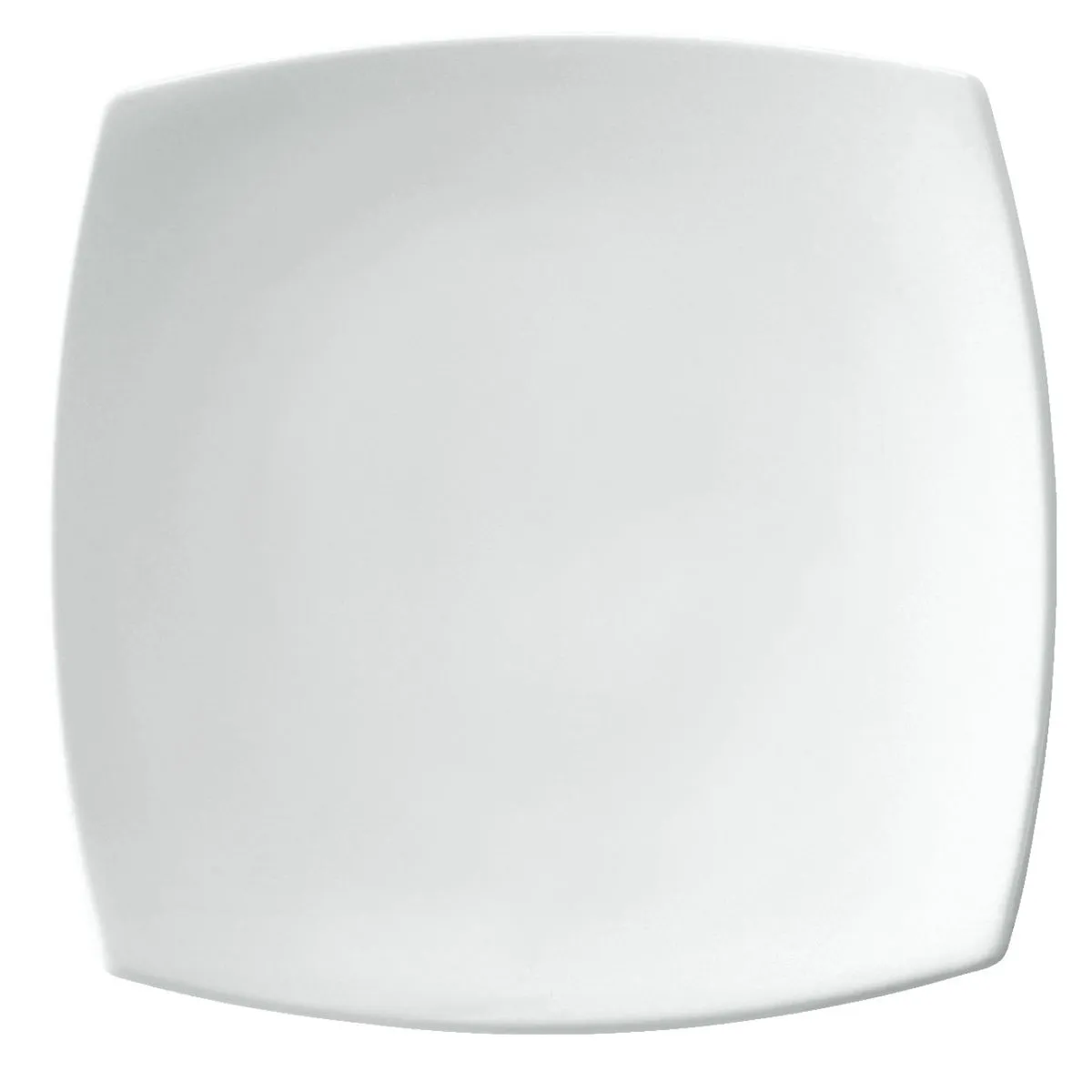 6x VEGA Piatto Bali piano; 26.5x26.5x1.8 cm (LxLxH); bianco; quadrata; 6 pz. / Pacco - immagine 1