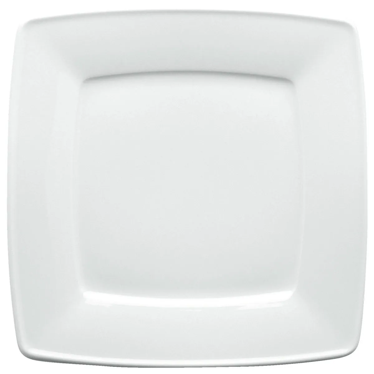 6x VEGA Piatto Melbourne piano; 28x28 cm (LxL); bianco; quadrata; 6 pz. / Pacco - immagine 1