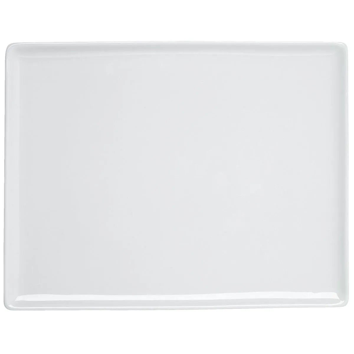 3x VEGA Piatto San Marino; 35.5x26.5x2 cm (LxLxH); bianco; 3 pz. / Pacco - immagine 1