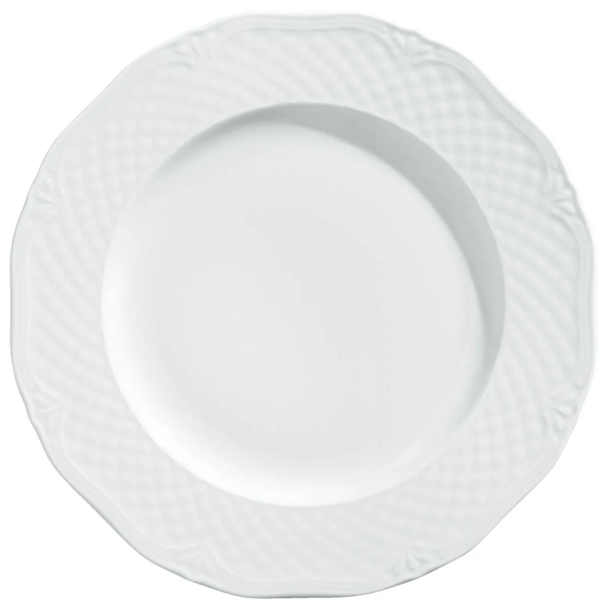6x VEGA Piatto Zurigo piano; 27 cm (Ø); bianco; rotonda; 6 pz. / Pacco - immagine 1