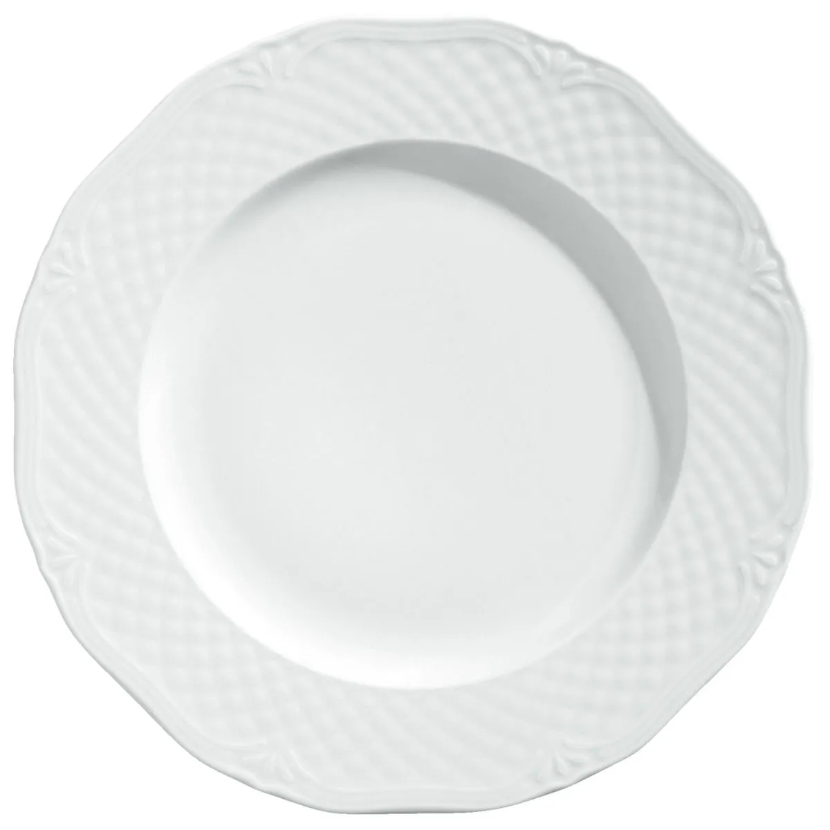 6x VEGA Piatto Zurigo piano; 21 cm (Ø); bianco; rotonda; 6 pz. / Pacco - immagine 1