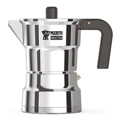 Caffettiera Alluminio 3 Tazze SOLIDEXPRESS induzione Cromo lucido 1655NEW - immagine 1