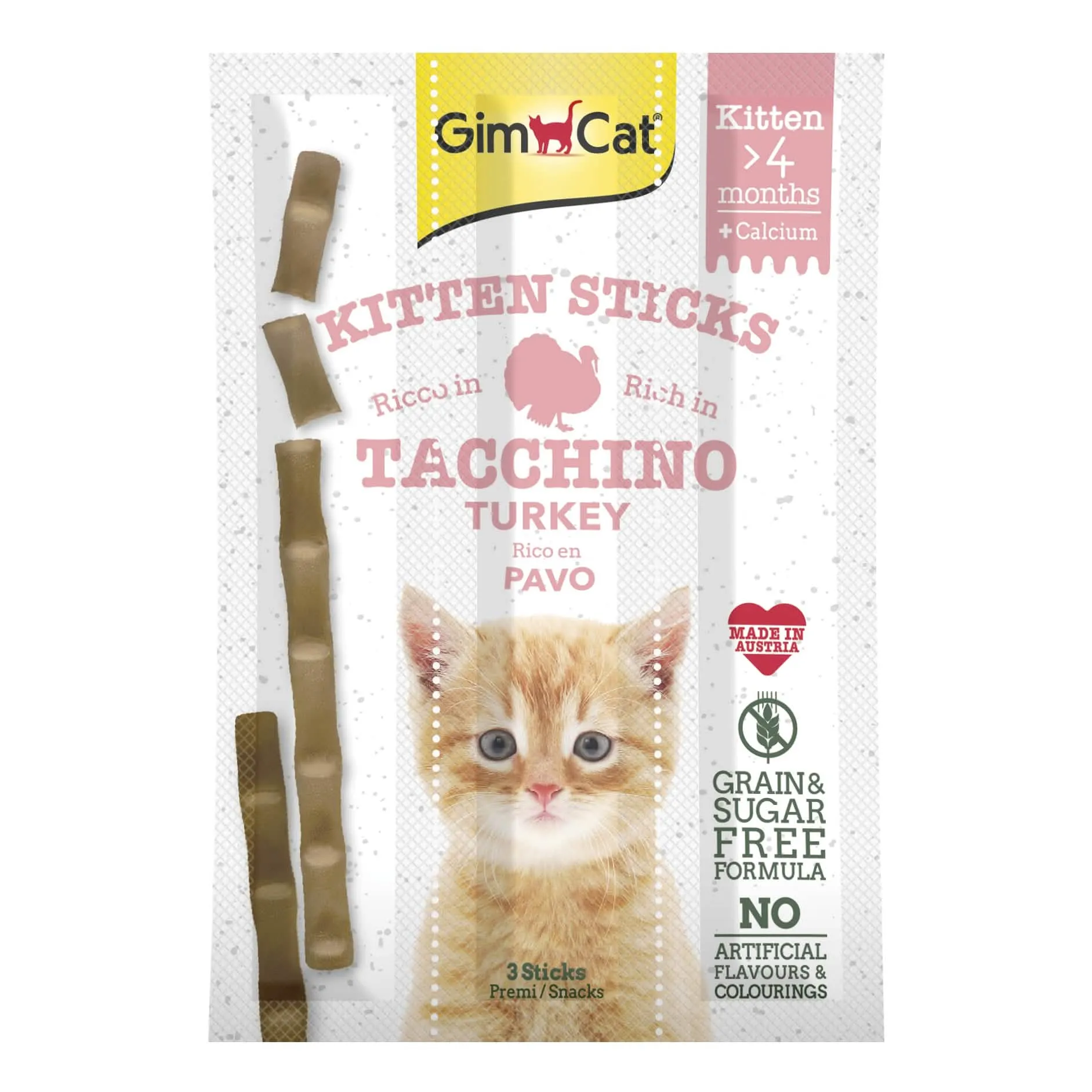 Gimcat kitten sticks turk&calc - immagine 1