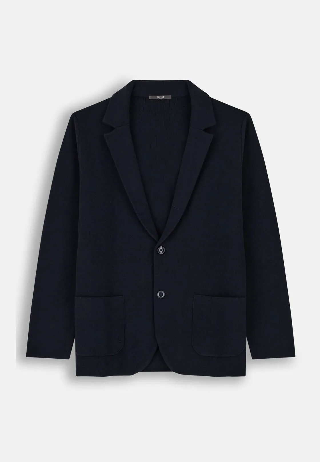 Boggi, Giacca Di Maglia In Lana Merino Extrafine, Uomo, Navy, Taglia: XXXL - immagine 5