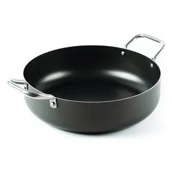 Tegame Alluminio antiaderente (32cm) 2 manici acciaio CHEF LINE Grigio scuro D94TE3200 - immagine 1